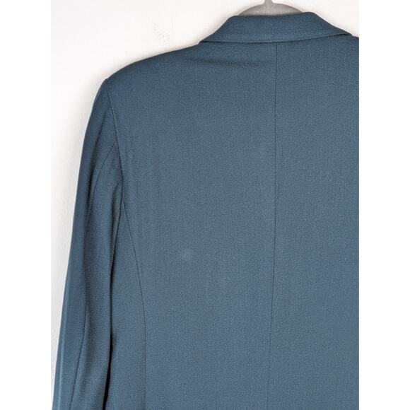 Ann Freedberg Blazer Jacket Wool Vintage Francesca Dark Academia Green Size 10 - Picture 5 of 11